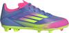 adidas F50 LEAGUE FG-MG J Fu&szlig;ballschuhe Kinder - blue fusion-lucid lemon-lucid pink