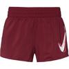 Nike One Swoosh Laufshorts Damen - dark team red