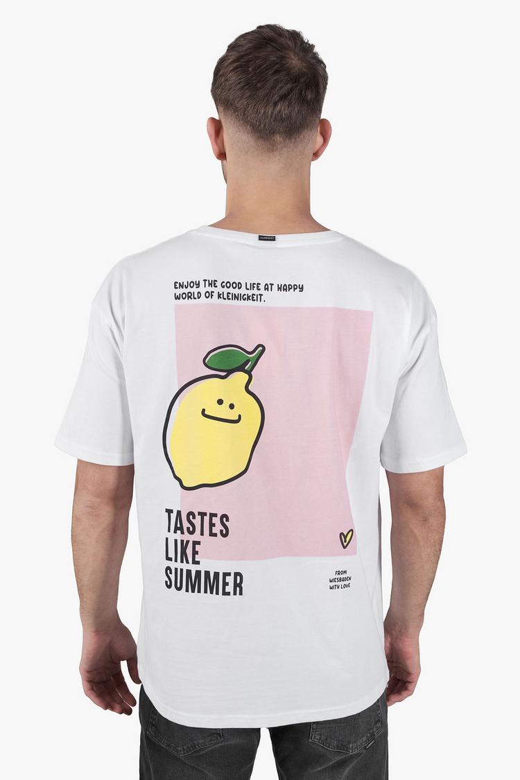 Kleinigkeit Kleinigkeit Big Limone T-Shirt Herren - white - 1 | SportScheck