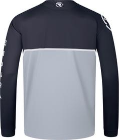 Rückansicht von Endura CORE Printed Fahrradtrikot Herren black