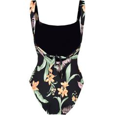 Rückansicht von Roxy BEACH CLASSICS Badeanzug Damen anthracite island escape