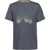 McKinley Nata II Funktionsshirt Herren - melange-navy
