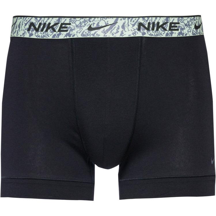 Nike Nike EVERYDAY COTTON STRETCH Unterhose Herren - black-glacier blue-barely volt-seq mrbl - 1 | SportScheck
