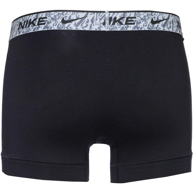 Nike Nike EVERYDAY COTTON STRETCH Unterhose Herren - black-glacier blue-barely volt-seq mrbl - 4 | SportScheck