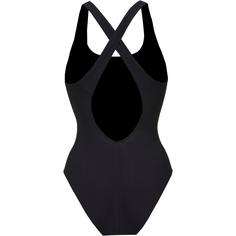 Rückansicht von Roxy ACTIVE Badeanzug Damen anthracite