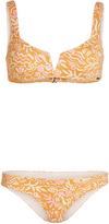 O'NEILL Wotw Popoyo Matira Bikini Set Damen - orange abstract wave