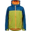 Trollkids Telemark Regenjacke Kinder - pear green-madeira blue-sahara sunset