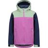 Trollkids Telemark Regenjacke Kinder - pistachio green-mallow pink-navy