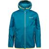 Trollkids Trolltunga Regenjacke Kinder - atlantic blue-ginger