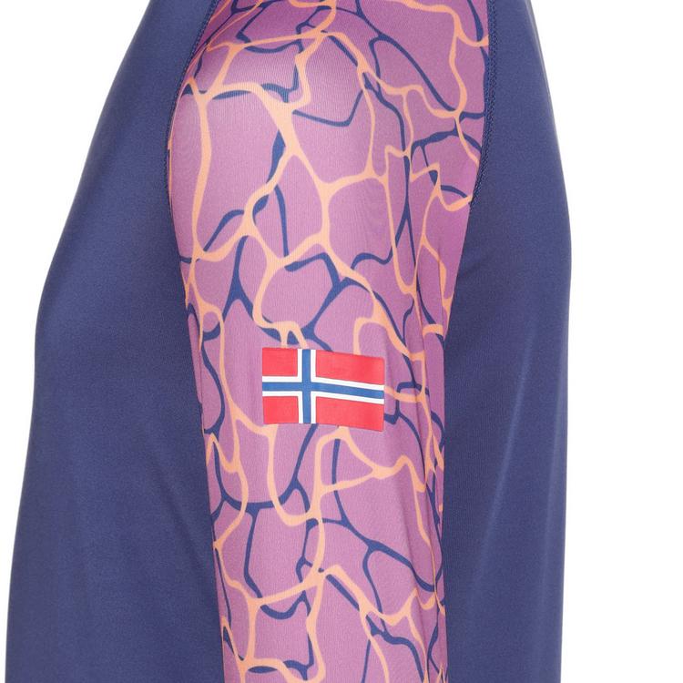 Trollkids Trollkids Haukland Surf Shirt M&auml;dchen - violet blue-mallow pink - 0 | SportScheck