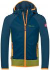 Trollkids Seiland Fleecejacke Kinder - madeira blue-pear green-sahara sunset
