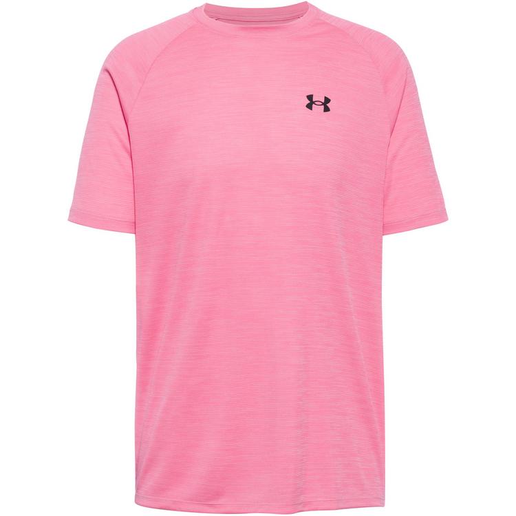 Under Armour Under Armour Tech Textured Funktionsshirt Herren - prime pink - 0 | SportScheck
