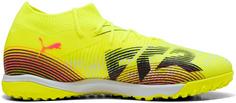 Rückansicht von PUMA FUTURE 8 MATCH TT Fußballschuhe yellow alert-puma black-sun struck