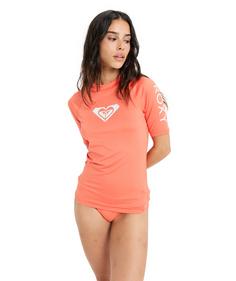 Rückansicht von Roxy Whole Hearted Surf Shirt Damen emberglow