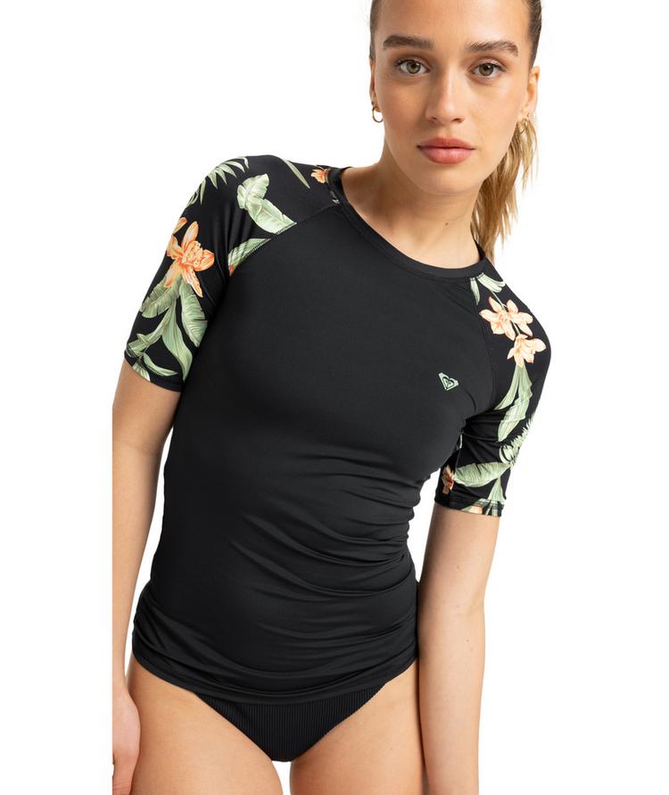 Roxy Roxy Surf Shirt Damen - anthracite island escape - 0 | SportScheck