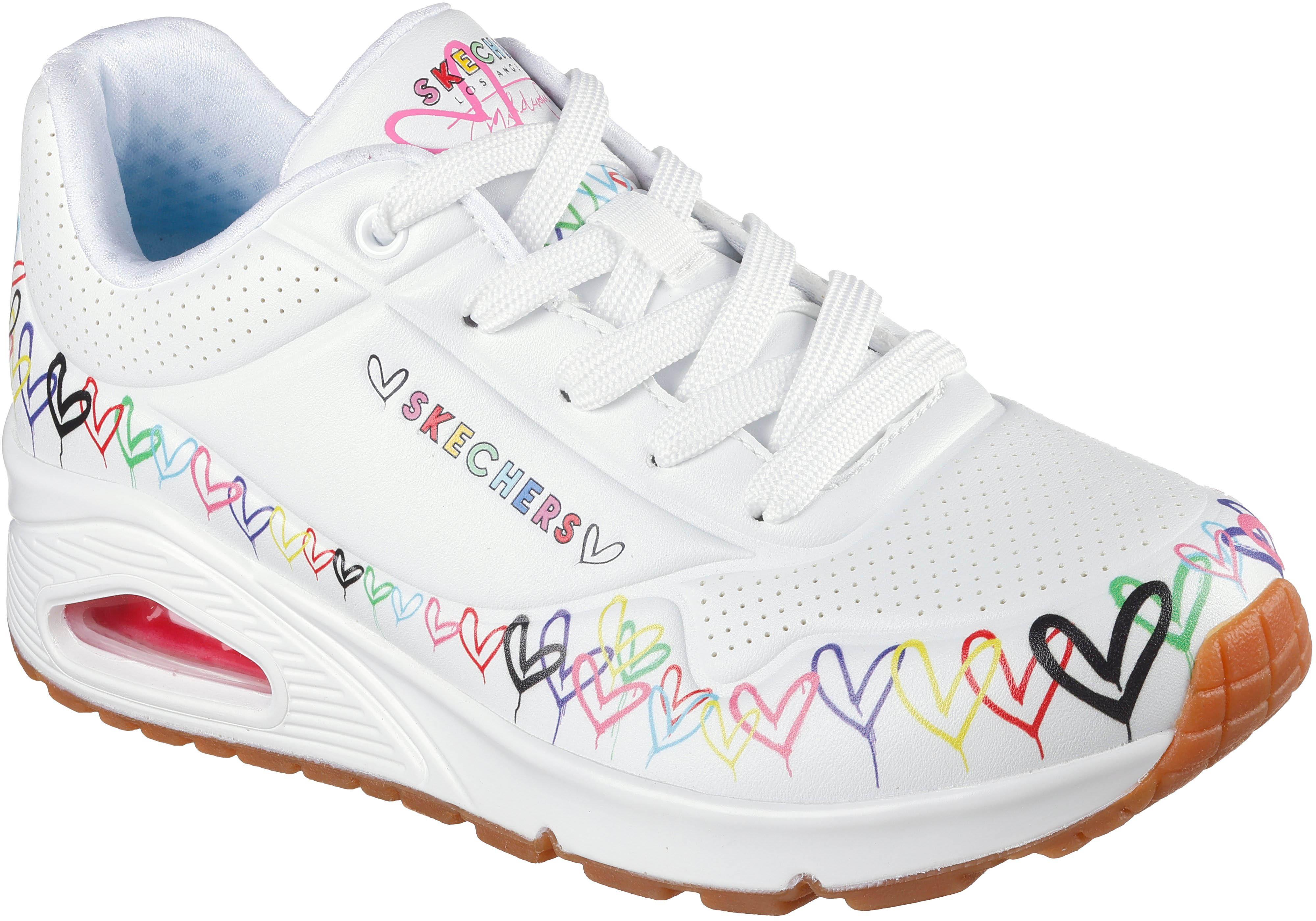 Skechers Uno Goldcrown Collab Heart Sneaker Damen Sneaker 37 1/2 Normal