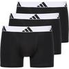 adidas Trunk 3PK Unterhose Herren - black-white