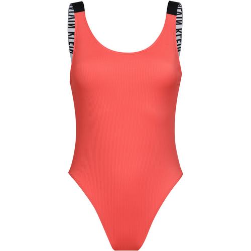 Calvin Klein INTENSE POWER RIB Badeanzug Damen