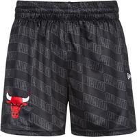 New Era Chicago Bulls Funktionsshorts Herren - black-grey