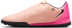Rückansicht von Nike PHANTOM GX II ACADEMY TF Fußballschuhe Herren crimson tint-black-pink blast
