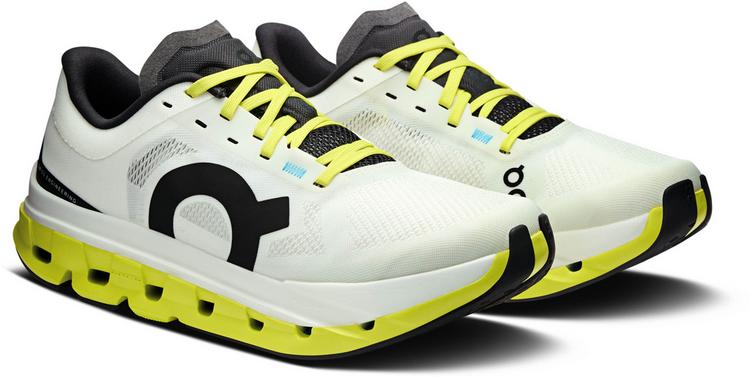 On On Cloudflow 5 Laufschuhe Damen - white-lime - 2 | SportScheck