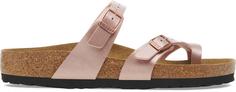 Rückansicht von Birkenstock Mayari Zehentrenner Damen copper