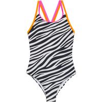 FIREFLY KLEMENTINE Badeanzug M&auml;dchen - zebra black