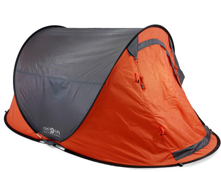 Origin Outdoors Origin Outdoors Quicksembly Kuppelzelt - grau-orange - 0 | SportScheck