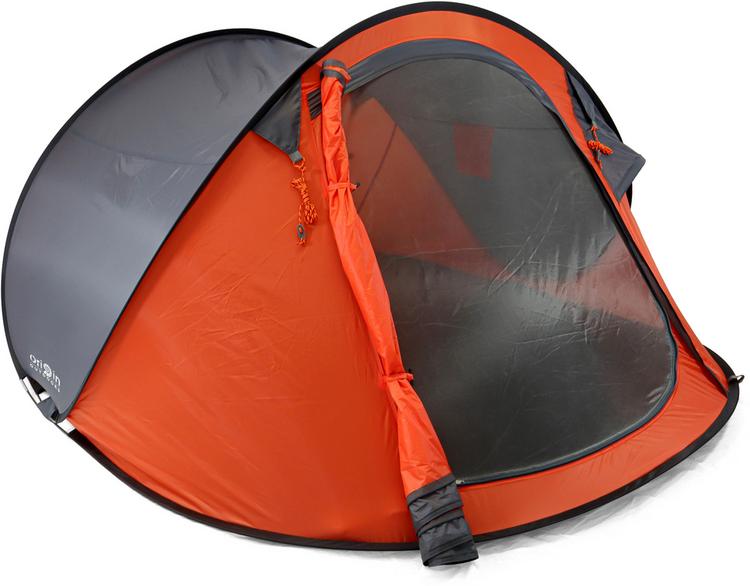 Origin Outdoors Origin Outdoors Quicksembly Kuppelzelt - grau-orange - 0 | SportScheck