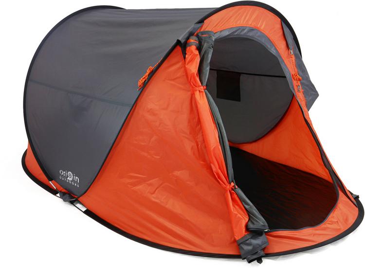 Origin Outdoors Origin Outdoors Quicksembly Kuppelzelt - grau-orange - 0 | SportScheck