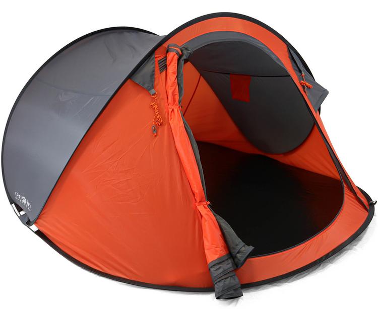 Origin Outdoors Origin Outdoors Quicksembly Kuppelzelt - grau-orange - 0 | SportScheck