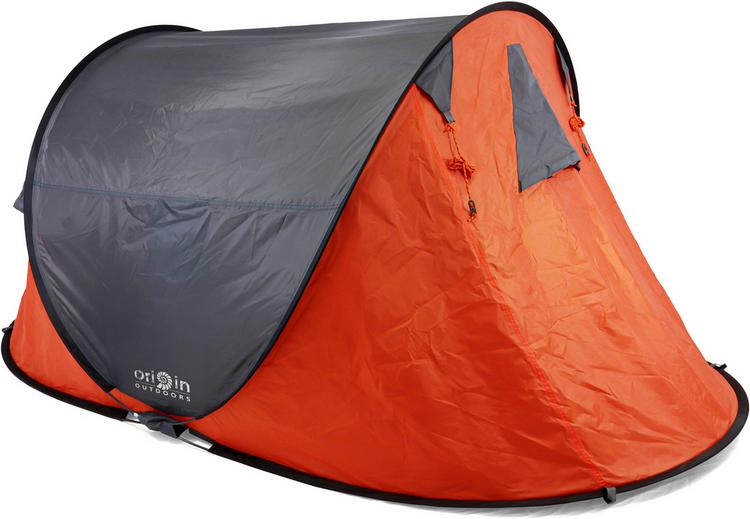 Origin Outdoors Origin Outdoors Quicksembly Kuppelzelt - grau-orange - 1 | SportScheck