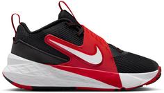 Nike TEAM HUSTLE D 12 Sneaker Kinder black-white-university red