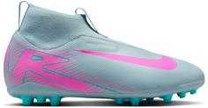 Nike JR ZOOM SUPERFLY 10 ACADEMY AG Fußballschuhe Kinder ocean cube-pink blast
