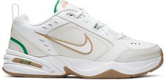 Nike AIR MONARCH Fitnessschuhe Herren white-metallic gold-phantom-lucky green