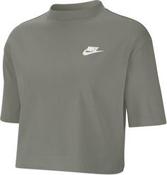 Nike NSW Croptop Damen light army-white