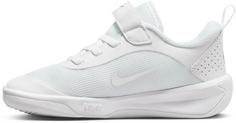 Rückansicht von Nike OMNI MULTI-COURT PS Hallenschuhe Kinder white-white-pure platinum