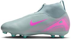 Rückansicht von Nike JR ZOOM SUPERFLY 10 ACAD FGMG Fußballschuhe Kinder ocean cube-pink blast