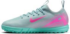 Rückansicht von Nike JR ZOOM VAPOR 16 ACADEMY TF Fußballschuhe Kinder ocean cube-pink blast