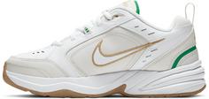 Rückansicht von Nike AIR MONARCH Fitnessschuhe Herren white-metallic gold-phantom-lucky green