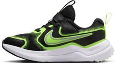 Rückansicht von Nike COSMIC RUNNER PSV Laufschuhe Kinder black-wolf grey-volt