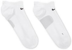 Rückansicht von Nike No Show Laufsocken white-volt-black