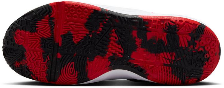 Nike Nike TEAM HUSTLE D 12 Sneaker Kinder - black-white-university red - 1 | SportScheck