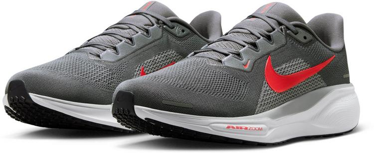 Nike Nike AIR ZOOM PEGASUS 41 WIDE Laufschuhe Herren - cool grey-bright crimson-wolf grey - 3 | SportScheck