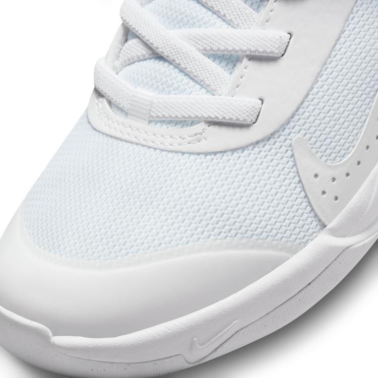 Nike Nike OMNI MULTI-COURT PS Hallenschuhe Kinder - white-white-pure platinum - 4 | SportScheck