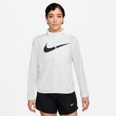 Rückansicht von Nike Swoosh Laufjacke Damen white-midnight navy