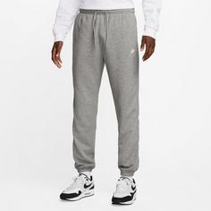 Rückansicht von Nike CLUB Sweathose Herren dk grey heather- lt smoke grey- white