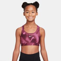Rückansicht von Nike Pro Sport-BH Kinder sweet beet-white