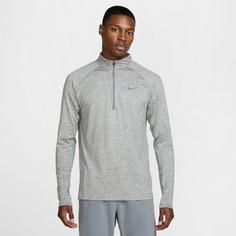 Rückansicht von Nike Stride Funktionsshirt Herren smoke grey-htr-reflective silv