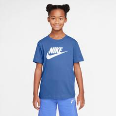 Rückansicht von Nike NSW FUTURA T-Shirt Kinder comet blue
